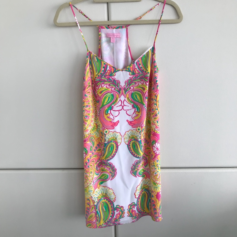 Lillly Pulitzer Dusk Dress Hotty Pink Size Sm